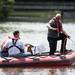 Washtenaw County Sheriff members and dive team search Huron River for the body of 21-year-old Pittsfield Township man on Sunday, June 30. Daniel Brenner I AnnArbor.com